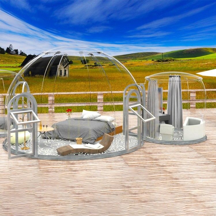 Hotel Dome House con el diseño más reciente de Star View 2020 y un tamaño espacioso de 5M * 7,5M * 3,5M
