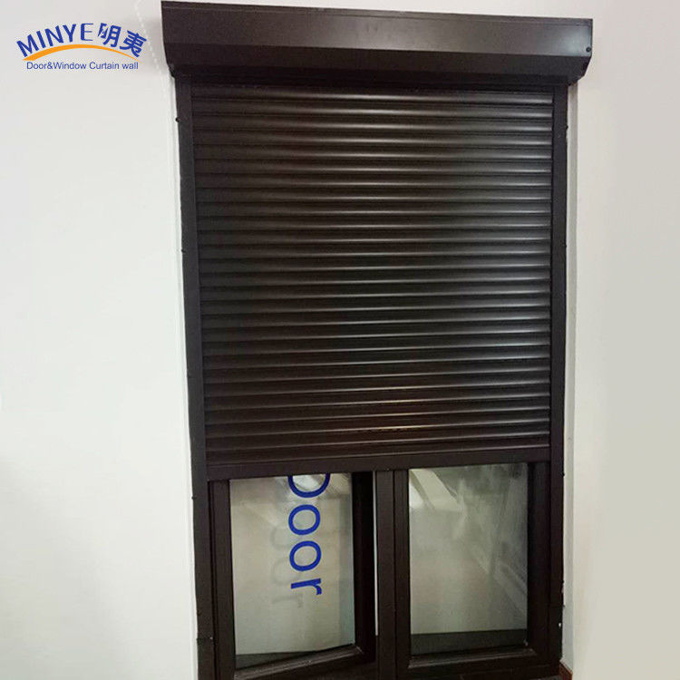 110V/220V/230V/380V Motor de estilo moderno Persiana automática de rodillo Puerta de garaje de aluminio