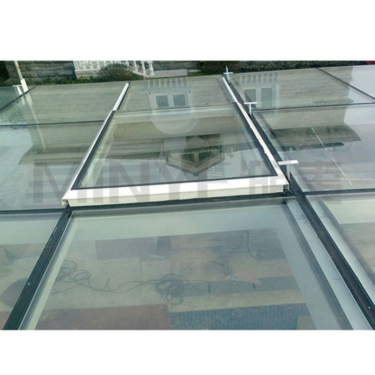 Casas de techo de vidrio de aleación de aluminio con claraboya/ventana abierta a prueba de sonido de 30-40 dB