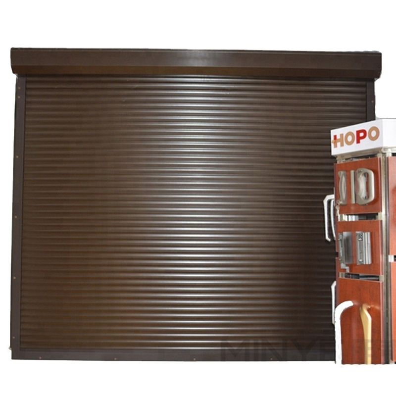 Solución de sombreado comercial Puertas de rollo de aluminio Puertas de persiana para espacios de sala de estar