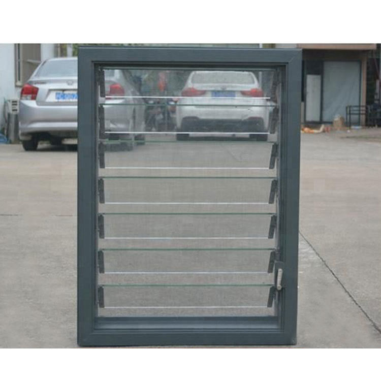 Persianas de vidrio horizontales exteriores con tamaño personalizado y rendimiento duradero