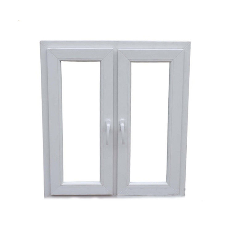 Diseño de ventanas de revestimiento de UPVC/PVC para inodoros Resistencia al viento 3500pa Estilo abierto y oscilante