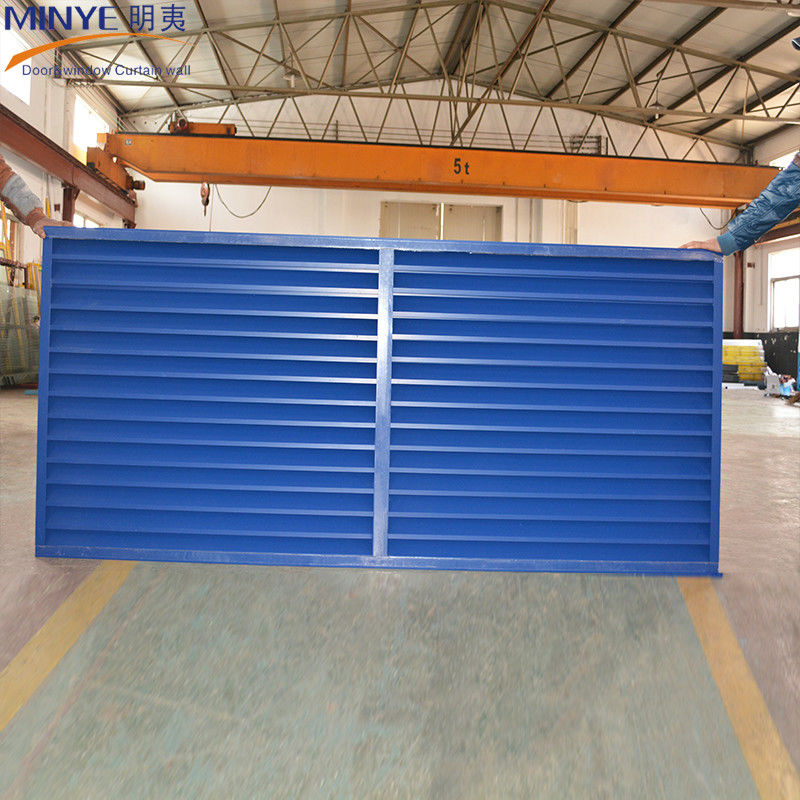 Diseño de persianas fijas CE Profile de aluminio Marco de persianas para OEM de persianas de rodillo
