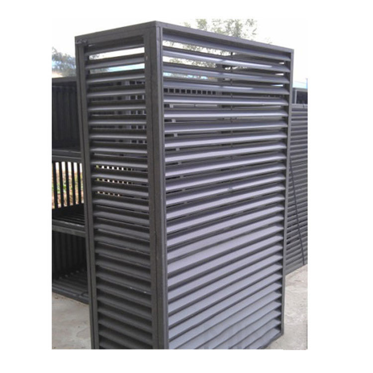 Cuadro de perfil de aluminio 6063-T5 Persiana de plantación fija para estética y seguridad