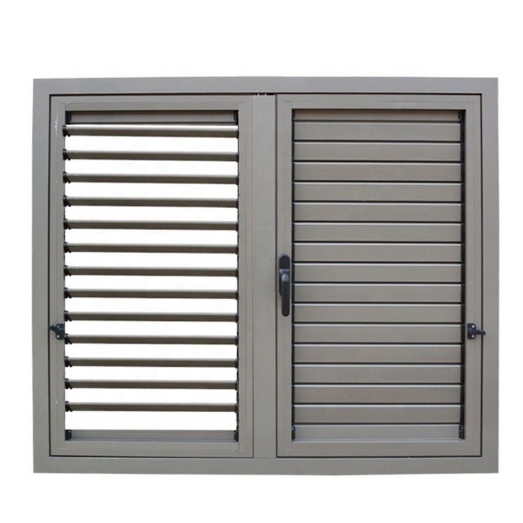 Tamaño personalizado Persianas y persianas de plantación de aluminio para ventanas interiores Manijas de perfil