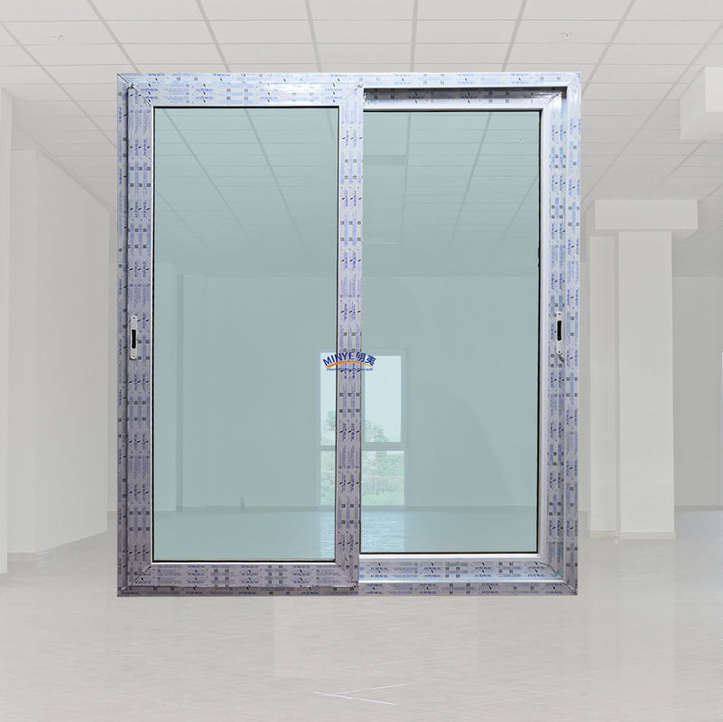 Puerta corredera de cristal UPVC impermeable y resistente al viento para el estilo de diseño del suroeste