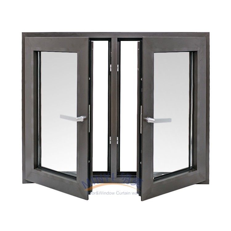 Planes de ventanas de la casa de extrusión de aluminio para ventanas de carcasa Color de perfil blanco para cumplir