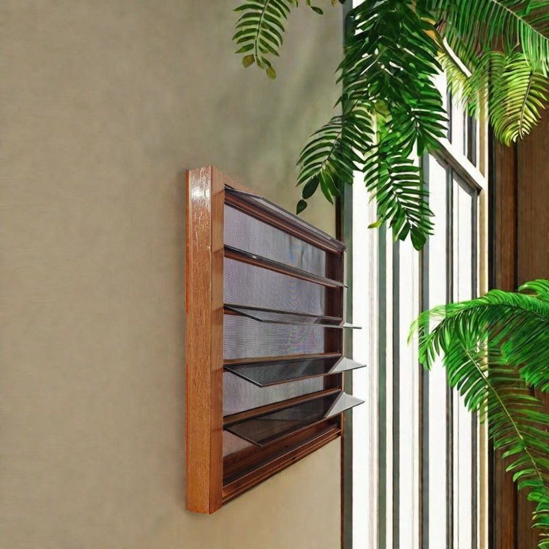 Persiana de vidrio ajustable para casas exteriores de estilo europeo en colores personalizados