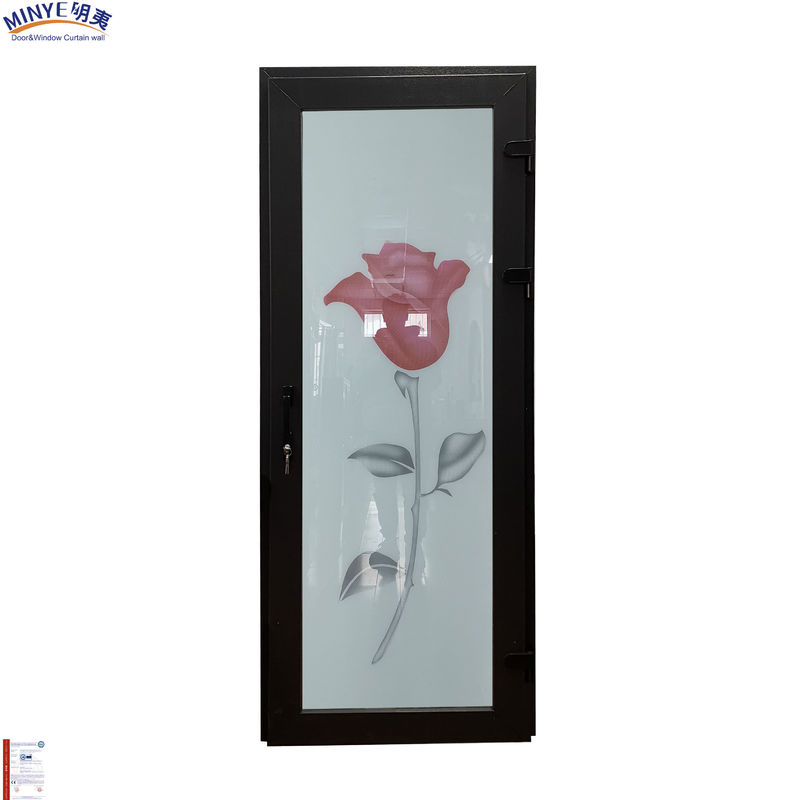Estilo de diseño moderno colgante vertical de puerta UPVC para villa hecho de aluminio