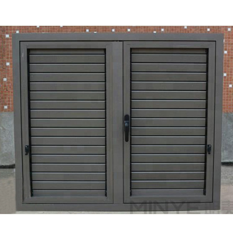 1.4mm-2.0mm espesor de perfil persianas de plantación de aleación de aluminio para ventanas americanas