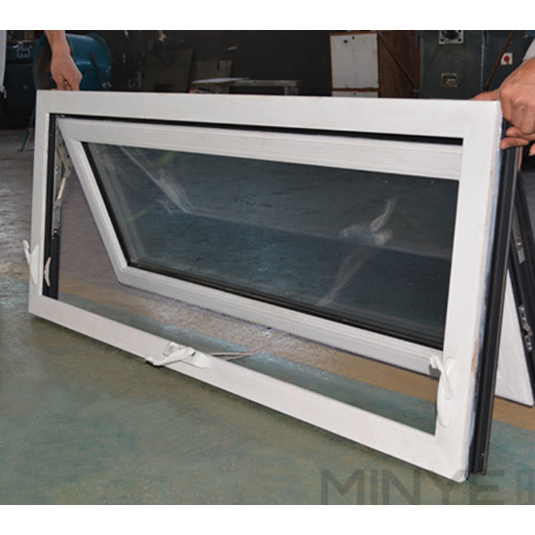 Ventanas de vidrio doble templado tamaño estándar de la ventana del baño para el perfil de aluminio