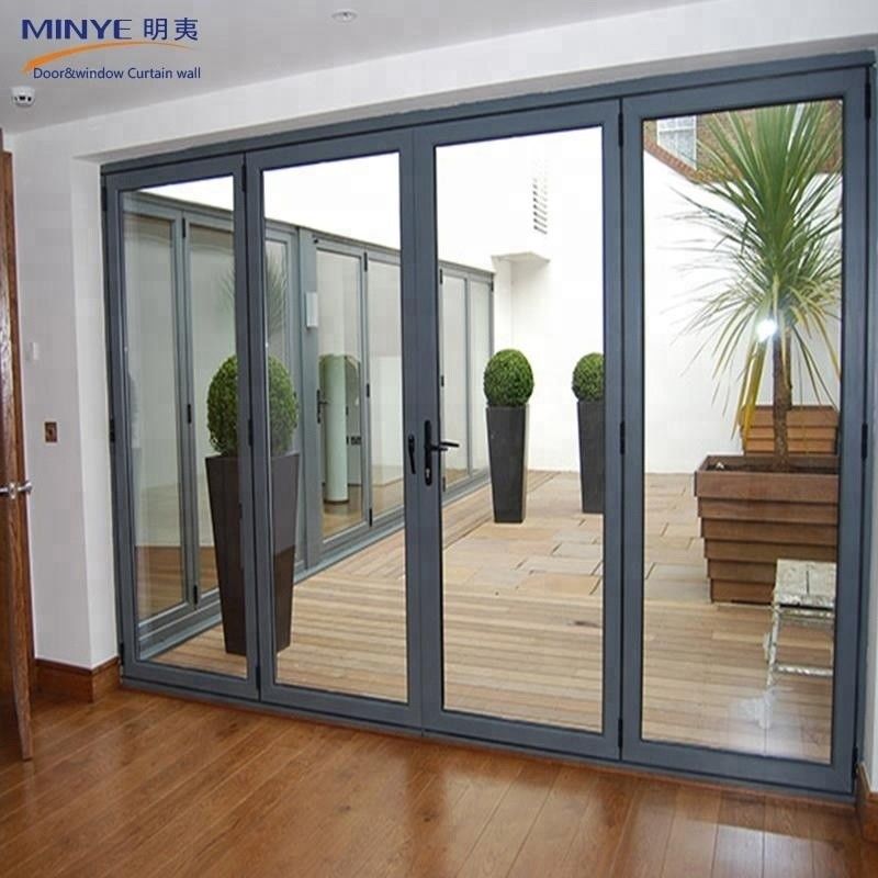 Puertas correderas de aluminio de perfil normal de Shanghai con ventaja de ahorro de energía