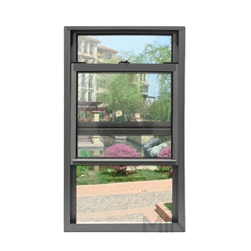 Ventana de aluminio colgada única con 5mm 9A 5mm espec de vidrio y espesor de perfil de 1.4mm