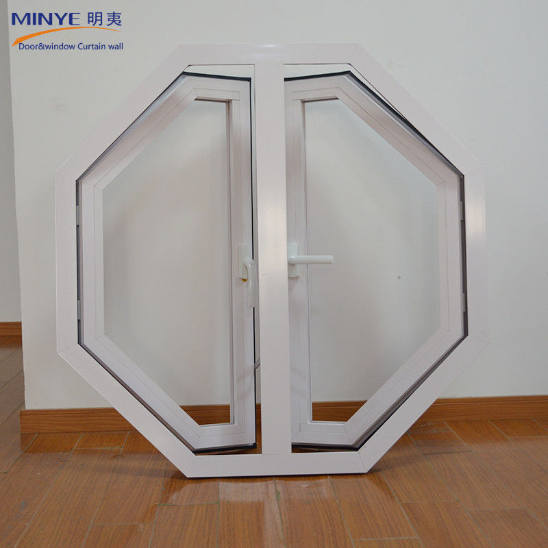 Cuadro de aleación de aluminio Casamento de forma octogonal Ventana francesa para una vida sofisticada
