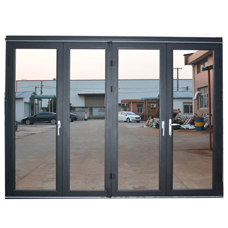 Alemania Bandas de aislamiento Technoform Terminado Modern Ethiopia Puerta de vidrio plegable de aluminio exterior