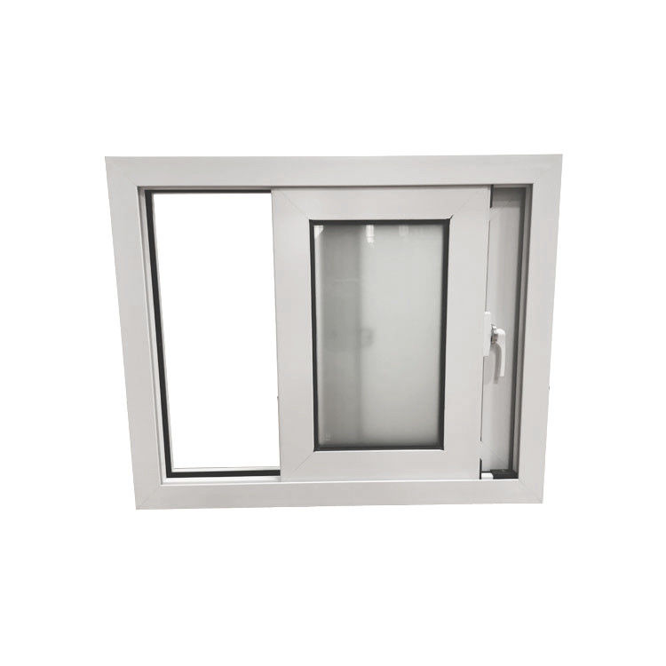 Ventanas correderas de aleación de aluminio con color de perfil personalizado y accesorio alemán
