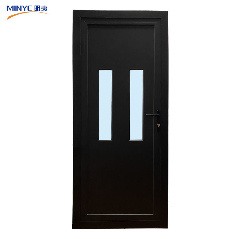 Puerta de revestimiento de apertura lateral Puerta única con placa de aluminio 5mm 9A 5mm de vidrio