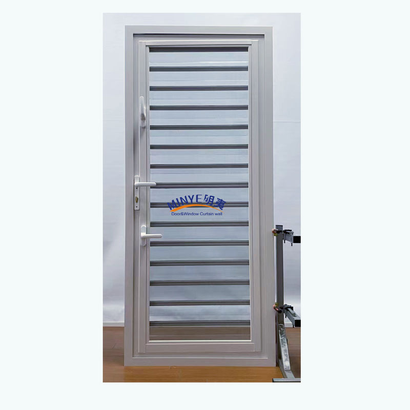 Protección exterior contra tormentas Persianas de aluminio Material principal Aluminio para puerta de vidrio