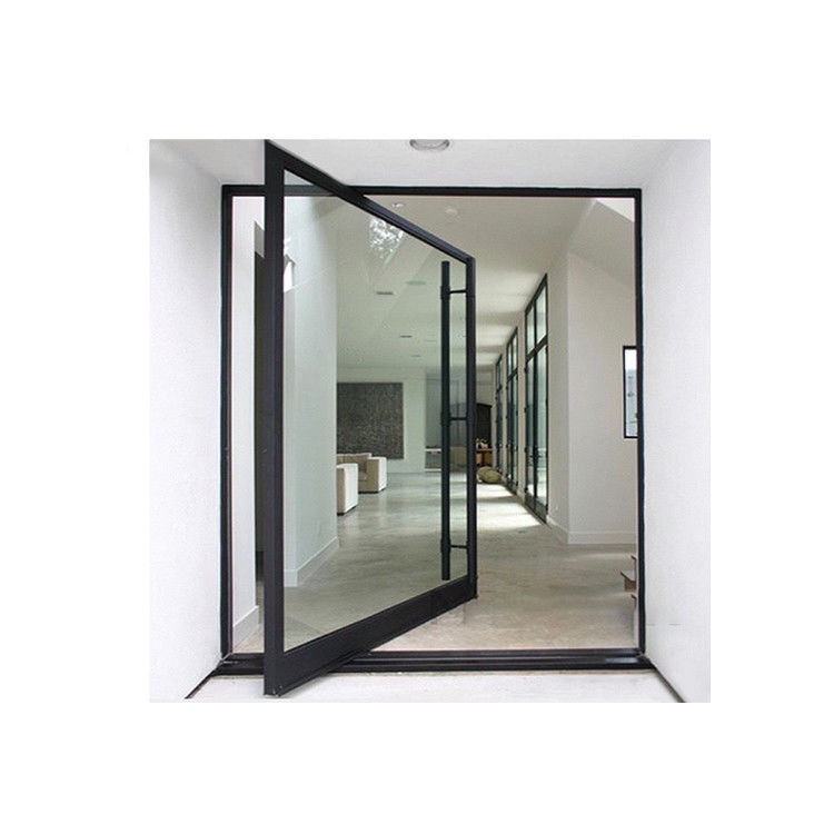 Función de seguridad Piso de acero inoxidable Diseño de puertas exteriores de resorte para puertas delanteras dobles