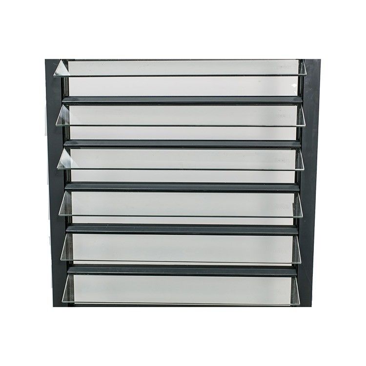 Ventilación Las ventanas de vidrio de aluminio con manija de bloqueo