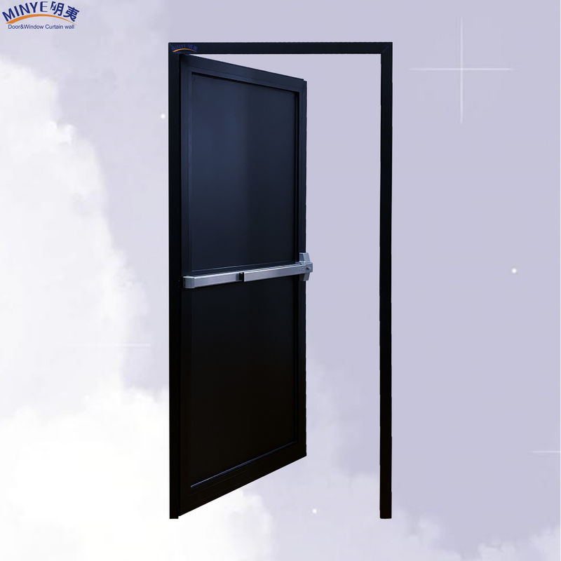 Mejorar sus puertas exteriores con una puerta de aluminio negro de doble pivote de 2,0 mm de espesor