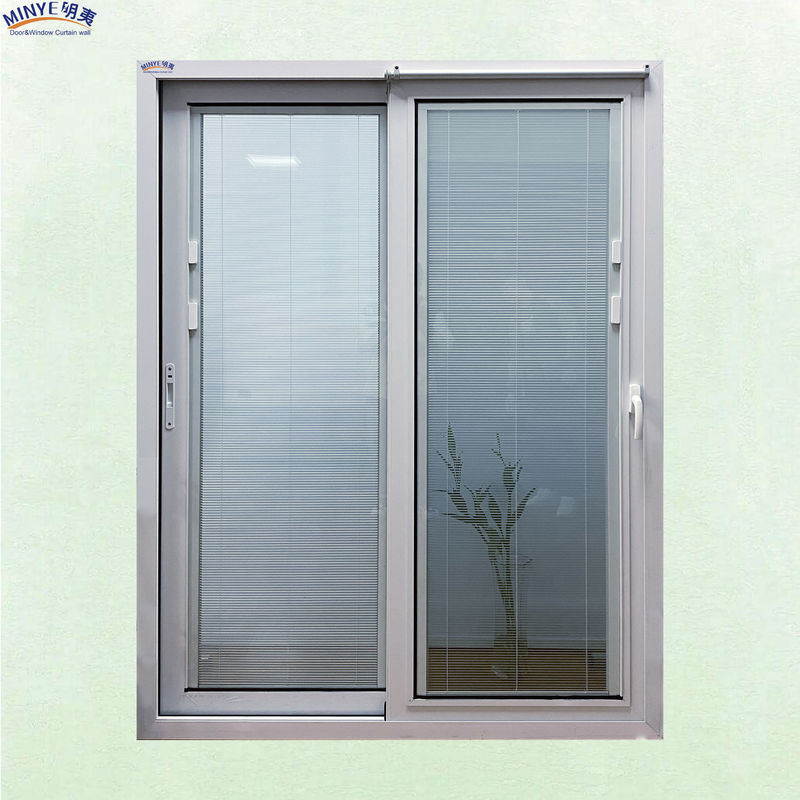 Decoración Puertas correderas de aluminio con puerta interna de alfombra incorporada y interruptor eléctrico