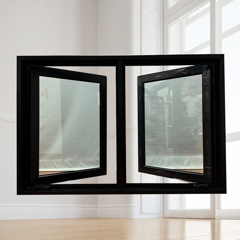 Ventana de revestimiento de aluminio personalizada con buena resistencia a la corrosión y alta resistencia