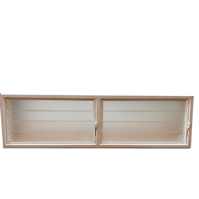 Ventana de persiana de vidrio de aluminio de diseño moderno para resistencia a la corrosión y alta resistencia